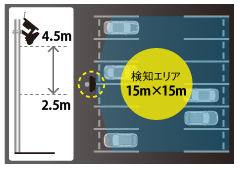 検知エリア